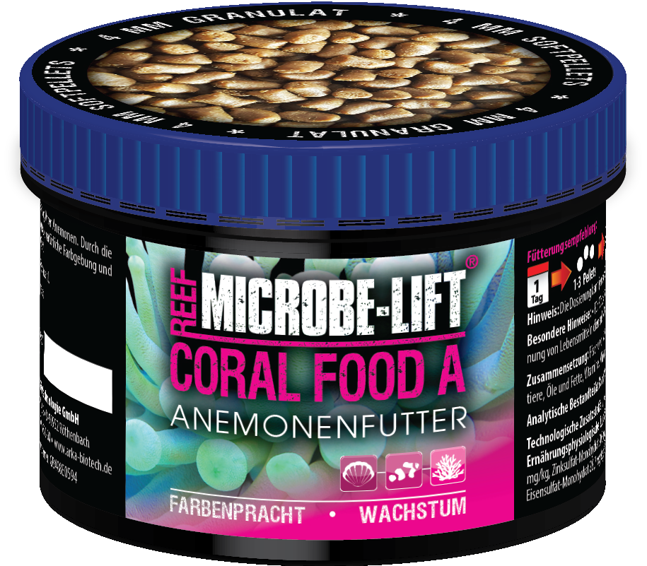 Microbe-Lift Coral Food A Anémone granulés mous 150ml (50g) 