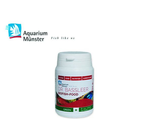 Dr. Bassleer nourriture biologique pour poissons VERT M 60gr.