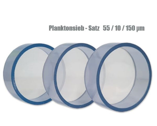 Planktonsieb-Satz (55, 100, 150 µm)